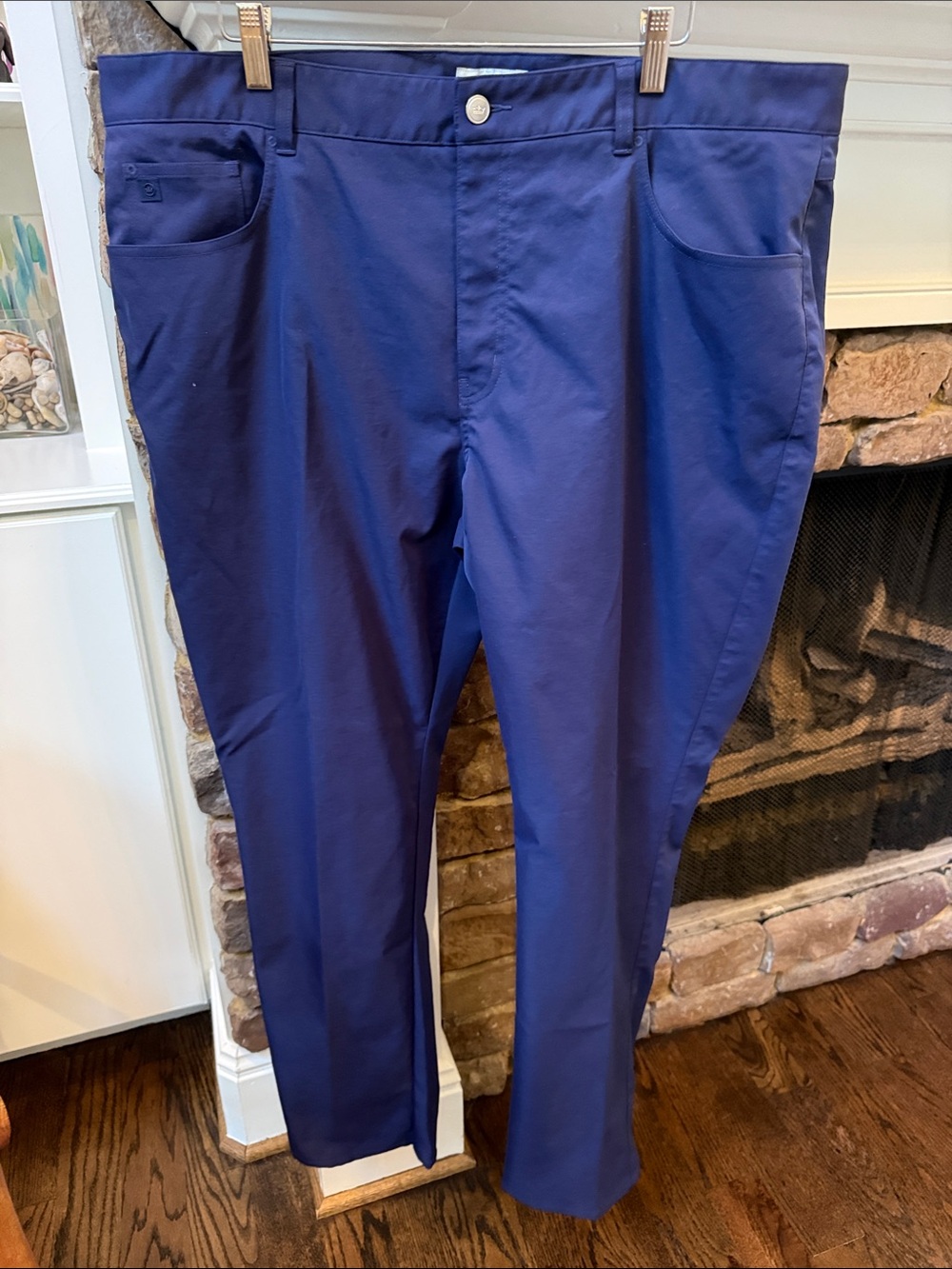 Peter Millar Navy Stretch Chinos